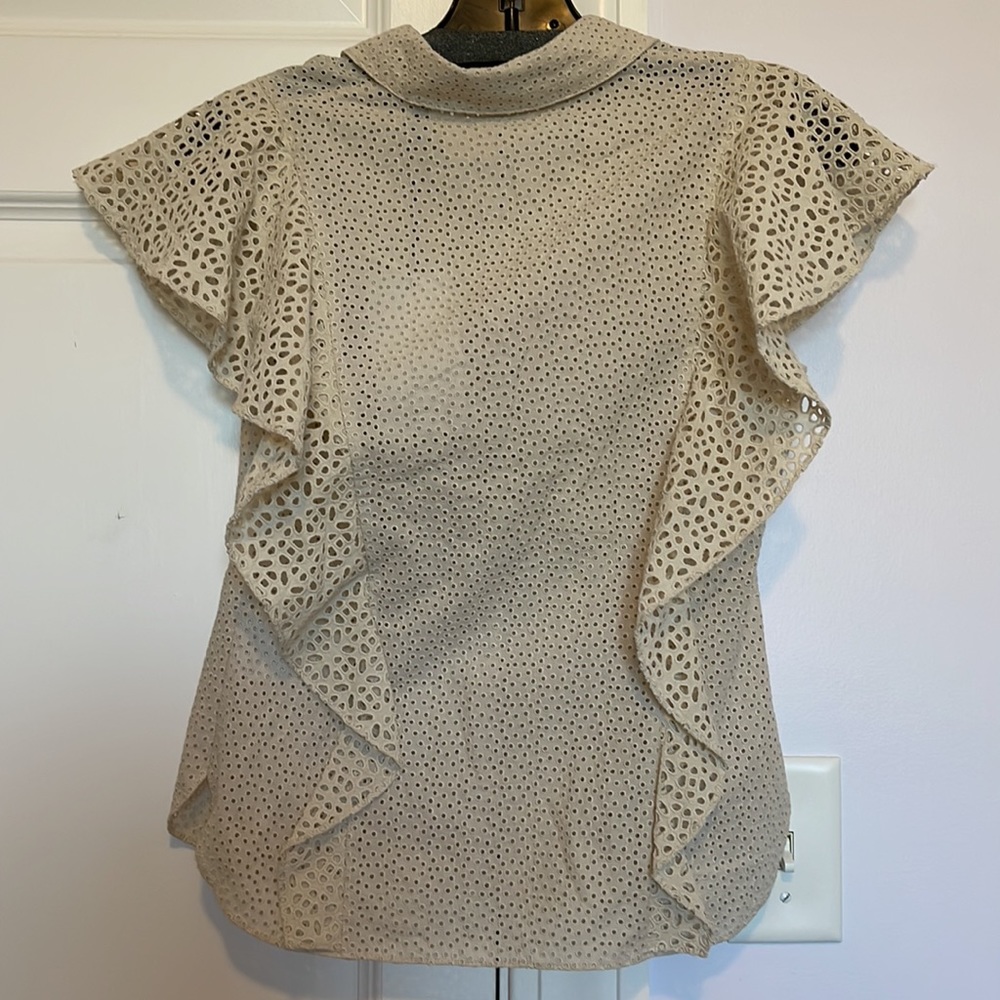 Theory Ruffle Top - Picture 2 of 4
